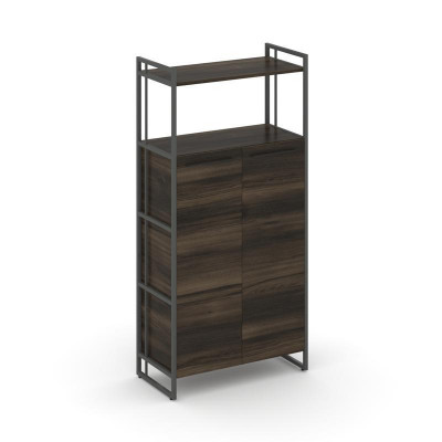 Rift Шкаф 4 ниши широкий RF.SS-43 Дуб Мали/Металл Антрацит/Черный Ручки 798*396*1648