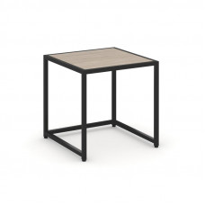 Loft Стол журнальный VR.L-SJK-45 Дуб Аттик/Металл Черный 450*450*450