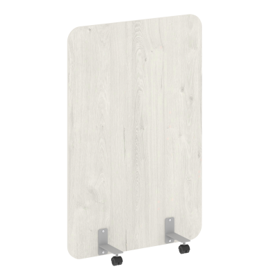 R-line Перегородка на металлических опорах, на роликах DP.R-100-150 Дуб Наварра/Металл Серый 1000*18