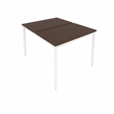 Slim Рабочая станция на металлокаркасе С.СП-3.2 Венге Цаво/Металл Белый 980*1235*750