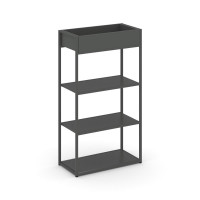 Rift Стеллаж металлический высокий приставной RF.STM-003 Антрацит NEW/Металл Антрацит 796*350*1250