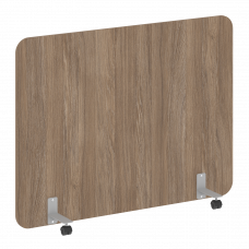 R-line Перегородка на металлических опорах, на роликах DP.R-160-120 Дуб Аризона/Металл Серый 1600*18