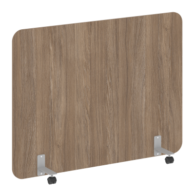 R-line Перегородка на металлических опорах, на роликах DP.R-160-120 Дуб Аризона/Металл Серый 1600*18