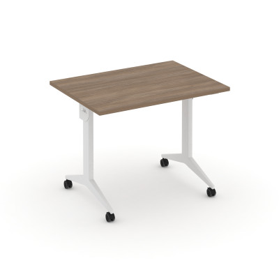 X-Pull Стол складной мобильный X.M-1.7 Дуб Аризона/Металл Белый 980*720*753