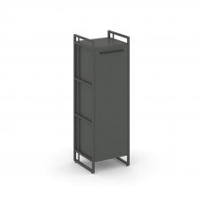 Rift Шкаф 3 ниши узкий RF.SU-31 (L) Антрацит NEW/Металл Антрацит NEW/Черный Ручки 420*396*1286