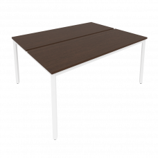 Slim Рабочая станция на металлокаркасе С.СП-6.2 Венге Цаво/Металл Белый 1580*1235*750