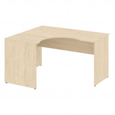 Nova S Стол криволинейный левый В.СА-3 (L) Бук Артизан 1400*1200*750