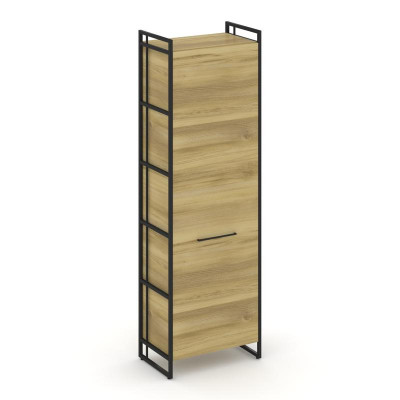 Rift Гардероб RF.GB-51 (L) Дуб Винченцо/Металл Черный/Черный Ручки 640*396*2010