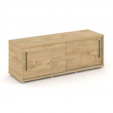 Rift Тумба опорная/приставная RF.TOPD-021 Тиквуд Светлый/Черный Ручки 1232*450*523