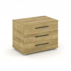 Rift Тумба опорная/приставная RF.TOP-021 Дуб Винченцо/Черный Ручки 600*450*523