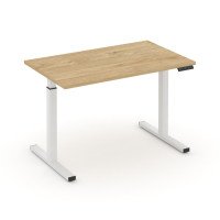 Move up Стол электроподъемный MV.SE-2.7 Тиквуд Светлый/Металл Белый 1180*720*720-1190