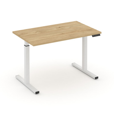 Move up Стол электроподъемный MV.SE-2.7 Тиквуд Светлый/Металл Белый 1180*720*720-1190