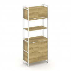 Rift Шкаф 5 ниш широкий RF.SS-53 Дуб Винченцо/Металл Белый/Белый Ручки 798*396*2010