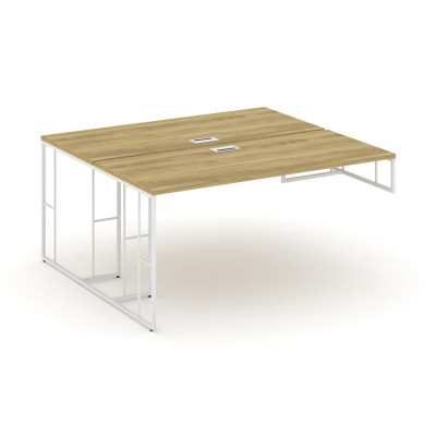 Rift Рабочая станция для опорной тумбы RF.DRSOT-015 Дуб Винченцо/Металл Белый 1780*1432*750