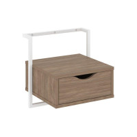 Loft Тумба навесная (крепление к стене) VR.L-SY1 Дуб Аризона/Металл Белый 450*409*450