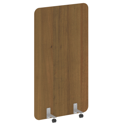 R-line Перегородка на металлических опорах, на роликах DP.R-100-180 Орех Гварнери/Металл Серый 1000*