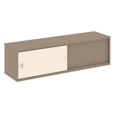 Estetica Надставка на 2 тумбы низкая ES.NN-4.2 Латте/Сатин 1500*410*410