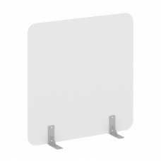 R-line Перегородки на металлических опорах на фетровых подпятниках DP.F-120-120 Белый/Металл Серый 1