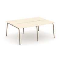 Estetica Рабочая станция 4 места ES.D.RS-4.1-VK Сатин/Металл Латте 1960*1500*750