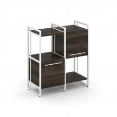 Rift Шкаф комбинированый RF.NS-005 Дуб Мали/Металл Белый/Белый Ручки 820*396*924