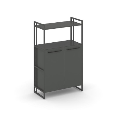 Rift Шкаф 3 ниши широкий RF.SS-32 Антрацит NEW/Металл Антрацит NEW/Черный Ручки 798*396*1286