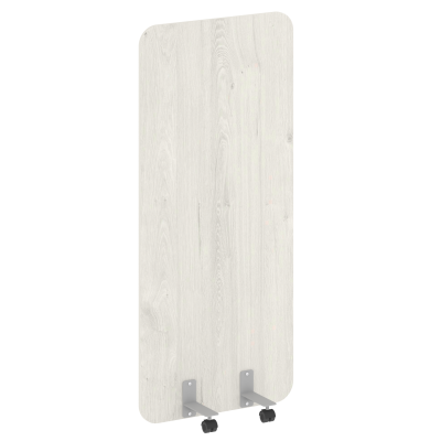 R-line Перегородка на металлических опорах, на роликах DP.R-80-180 Дуб Наварра/Металл Серый 800*18*1