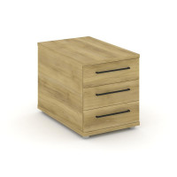 Rift Тумба опорная/приставная RF.TOP-001 Дуб Винченцо/Черный Ручки 600*450*523