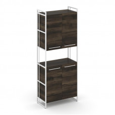 Rift Шкаф 5 ниш широкий RF.SS-52 Дуб Мали/Металл Белый/Белый Ручки 798*396*2010