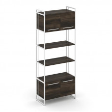 Rift Шкаф 5 ниш широкий RF.SS-54 Дуб Мали/Металл Белый/Белый Ручки 798*396*2010