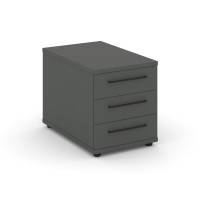 Rift Тумба опорная/приставная RF.TOP-001 Антрацит NEW/Черный Ручки 600*450*523