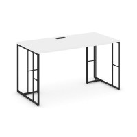 Rift Стол письменный RF.SP-003 Белый Бриллиант/Металл Черный 1380*600*750