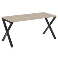 Loft Стол рабочий VR.L-SRX-4.7 Дуб Аттик/Металл Черный 1580*720*750