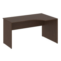 Nova S Стол криволинейный правый В.СА-2 (R) Венге Цаво 1400*900*750