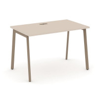 Estetica Стол рабочий ES.SP-2-LP Капучино/Металл Латте 1180*730*750