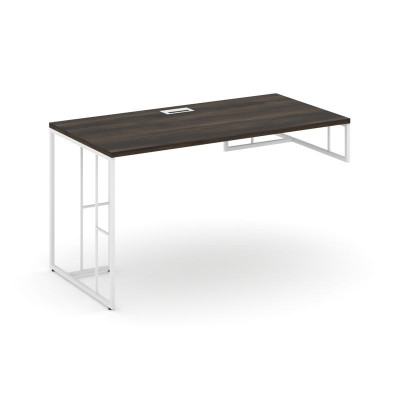 Rift Стол письменный для опорной тумбы правый RF.SPOT-013 (R) Дуб Мали/Металл Белый 1380*700*750