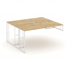 Rift Рабочая станция для опорной тумбы RF.DRSOT-013 Тиквуд Светлый/Металл Белый 1380*1432*750