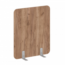 R-line Перегородки на металлических опорах на фетровых подпятниках DP.F-100-120 Дуб Табак/Металл Сер