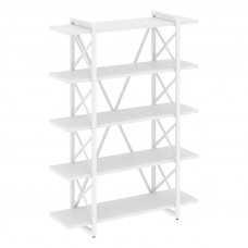 Loft Стеллаж на рег. опорах-5 полок VR.L-MST.O-5.8V Белый Бриллиант/Металл Белый 1200*400*1650