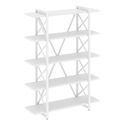 Loft Стеллаж на рег. опорах-5 полок VR.L-MST.O-5.8V Белый Бриллиант/Металл Белый 1200*400*1650