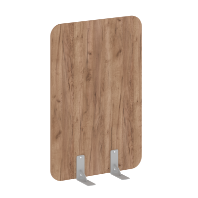 R-line Перегородки на металлических опорах на фетровых подпятниках DP.F-80-120 Дуб Табак/Металл Серы