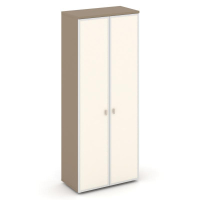 Estetica Шкаф высокий широкий ES.ST-1.10R I Латте/Лакобель ivory 800*420*1977