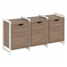 Loft Тумба на регулируемых опорах VR.L-TN-5.O Дуб Аризона/Металл Белый 1440*460*719