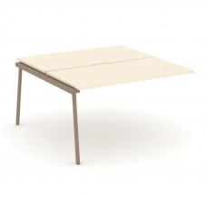 Estetica Двойной наборный элемент рабочей станциии ES.2.NRS-3-VP Сатин/Металл Латте 1380*1500*750