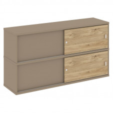 Estetica Надставка на 2 тумбы высокая ES.NV-5.1 Латте/Тиквуд Светлый 1500*410*795