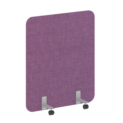 R-line soft Перегородка на металлических опорах, на роликах AP.R-100-120 Romeo 06/Металл Серый 1000*