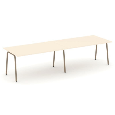 Estetica Стол переговорный ES.PRG-2.4-K Сатин/Металл Латте 3160*980*750