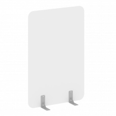 R-line Перегородки на металлических опорах на фетровых подпятниках DP.F-100-150 Белый Бриллиант/Мета