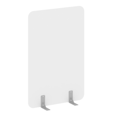 R-line Перегородки на металлических опорах на фетровых подпятниках DP.F-100-150 Белый Бриллиант/Мета