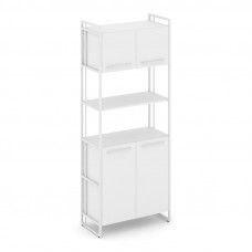 Rift Шкаф 5 ниш широкий RF.SS-53 Белый Бриллиант/Металл Белый/Белый Ручки 798*396*2010