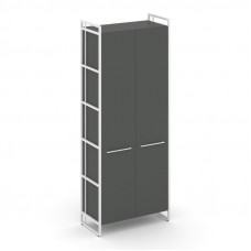 Rift Шкаф 5 ниш широкий RF.SS-51 Антрацит NEW/Металл Белый/Белый Ручки 798*396*2010